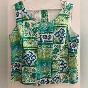 Talbots 2 piece top and skirt